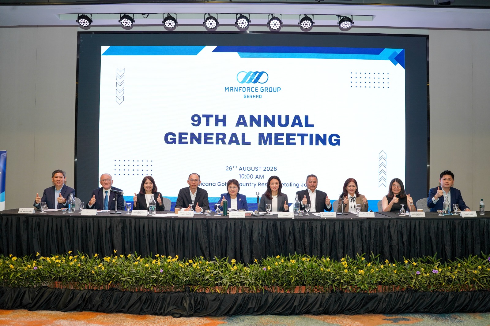 9th Annual General Meeting – 26 AUGUST 2026 at Tropicana Golf & Country Resort, Petaling Jaya