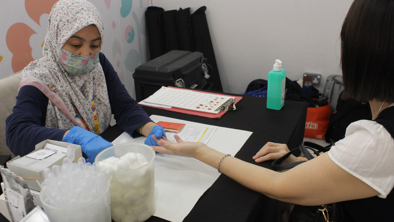 Blood donation campaign